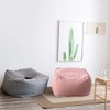 Beaded Cushion Sofa Cover Sofa Cover Solid Cotton 55x55x38cm (Pink,S(55*55cm)))