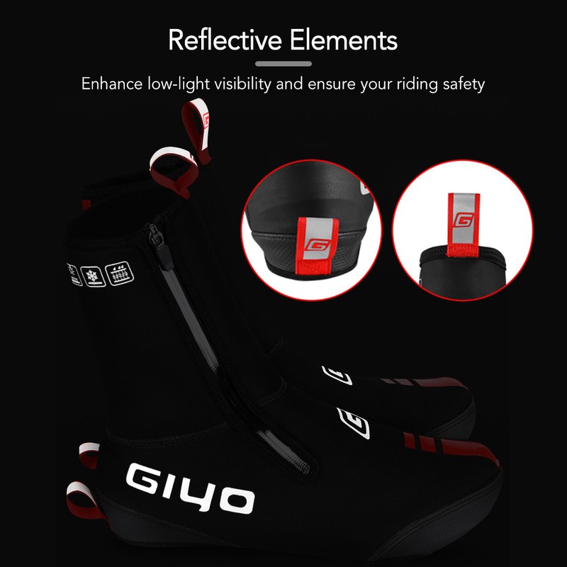 Cycle Shoe Covers Waterproof Windproof Warm Overshoes MTB Road Bicycle