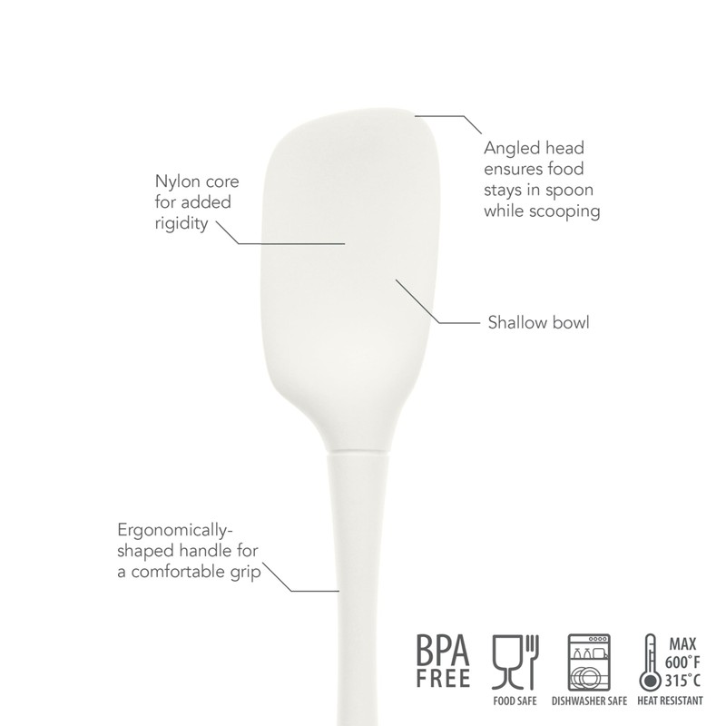 Tovolo, Spoonula Flex Core Silicone White