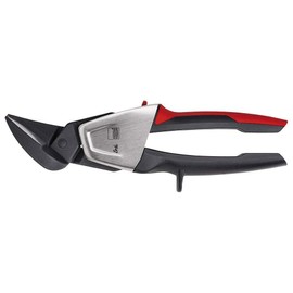 Bessey D39ASSL Left Cutting Shape and Straight Cutting Snips, Black/Red