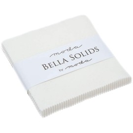 Moda Bella Solids 9900PP-200 Off White Charm Pack; 42 - 5" Squares