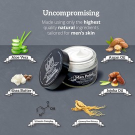 Man Polish Man Polish Strong Tinted - Premium Gradual Self Tanning Face Moisturiser for Men 50ml