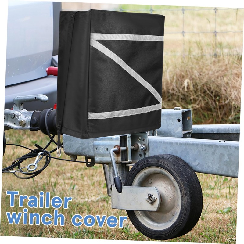 FUNOMOCYA Rv Trailer Accessories Waterproof Cover Oxford Fabric Jack Cover