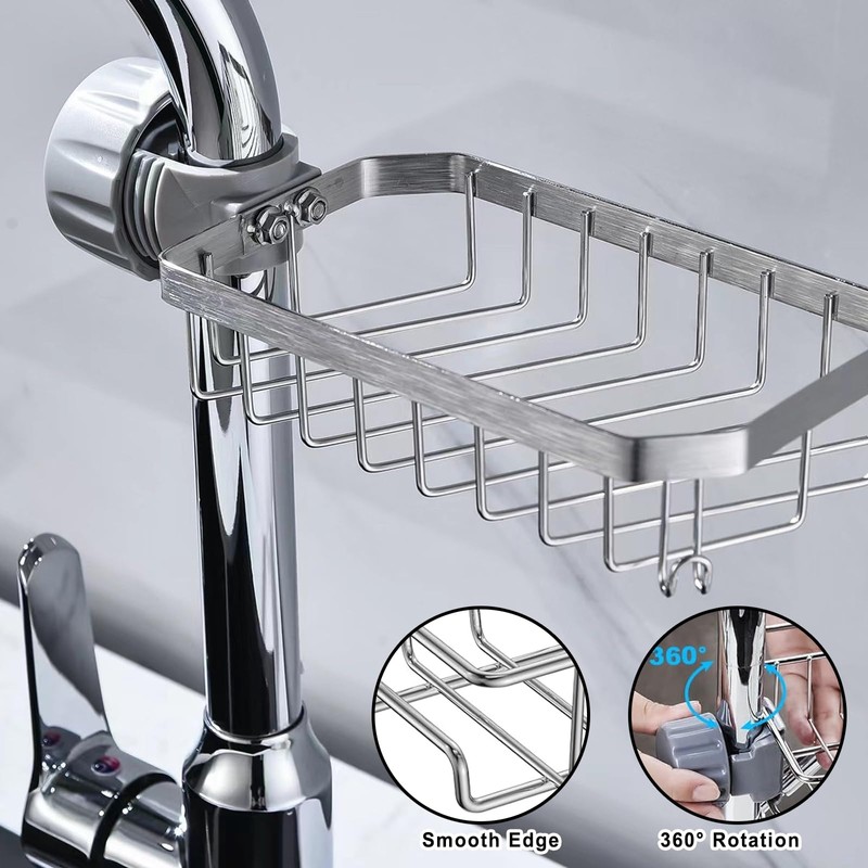 Shower Caddy No Drill，Shower Soap Holder， 304 Stainless Steel Bathroom