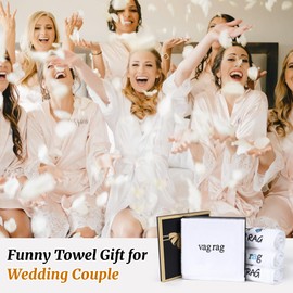 Embroidered Funny Rag Men Adult White Elephant Gifts Ideas Useful Funny Best Unique Good Hilarious Naughty Dirty Santa Christmas Weird Cool Unusual Gag Practical Cute Stuff Under 10 15 20 25 Dollar