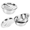 304 Stainless Steel Drain Basin 3 In 1 Set Vegetable