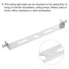 sourcing map Set of 2 Ceiling Light Plate Set 155