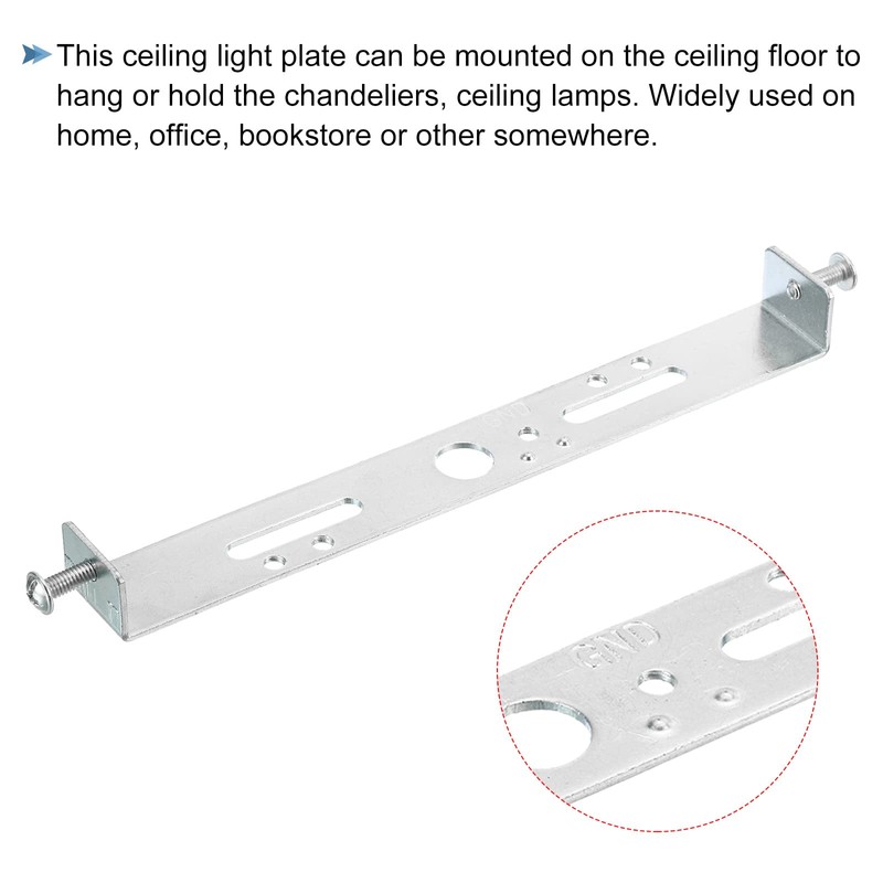 sourcing map Set of 2 Ceiling Light Plate Set 155