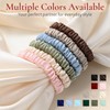 Silk Hair Ties for Women, 0.4 Inch Wide, 6A 100%