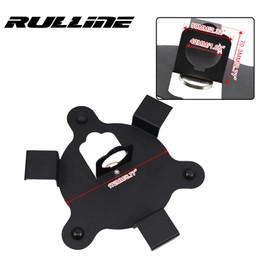 RULLINE Trailer Wiring Cord Keeper 7-way Plug Storage Bracket Trailer Cord Magnetic Pin Cushion Box Black Holder