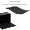 DRDGL Rectangular PU Leather Tissue Box Cover Holder, Minimalistic, Elegant