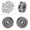 Fayelume 20 PCS Small Pulley, Small Bearings, V Groove Bearing,