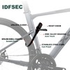 iDFSEC Zip Tie Lock, Adjustable Cable Tie with Stainless Steel