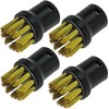 SPARES2GO Brass Wire Brush Nozzles Compatible with Karcher Steam Cleaner
