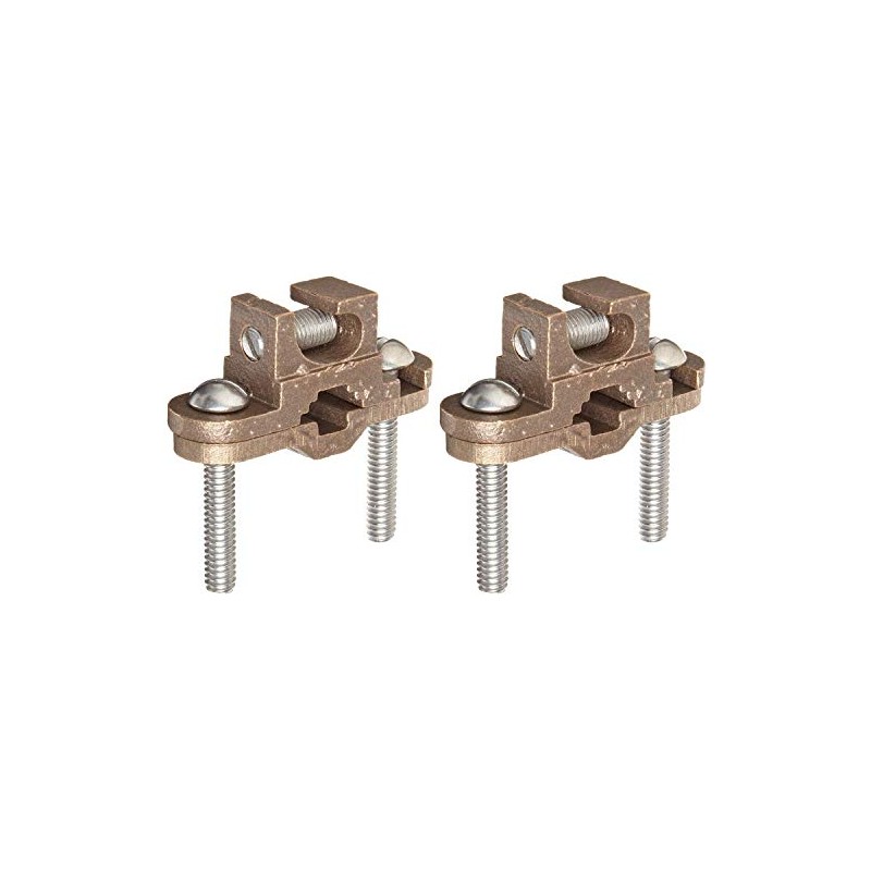 Ground Lay-In Rebar Clamp Direct Burial [Set of 2]