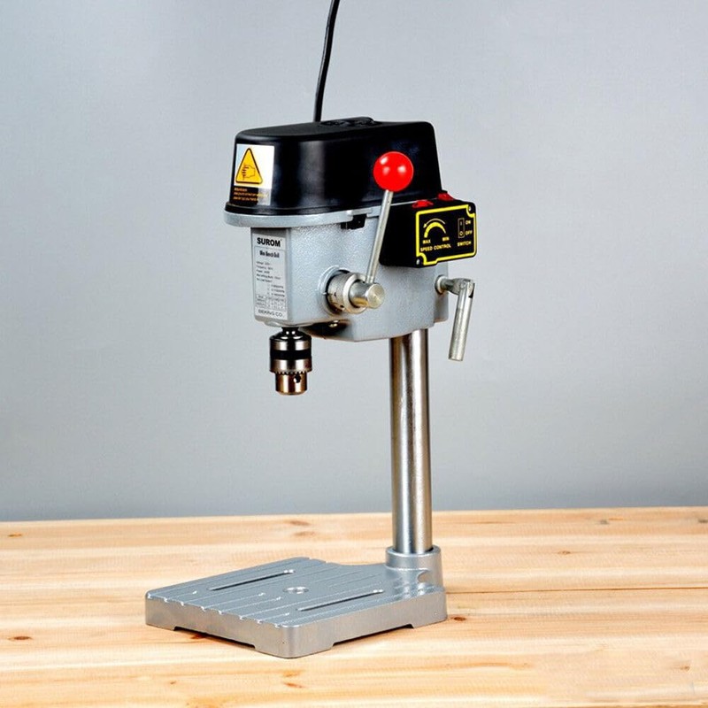 DOONARCES 220V 340W Mini Bench Benchtop Drill Press Portable Small