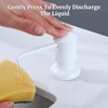 Sink Soap Dispenser for Kitchen Sink White Upgrade with 40"