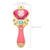 Toyvian Light Up Princess Wand - Pink Star Princess LED