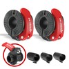 ZY-HUAN Barbell Clips 1 inch Barbell Clamps 0.9-1.18inch Quick Release