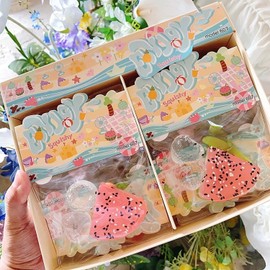 Watermelon & 2 Strawberry Squishy Toys – Ultra Soft Rice Squeeze Toys, Realistic Fruit-Themed, Kawaii Squishies, Fidget Toys for Adults, Stress Relief, and Party Favors