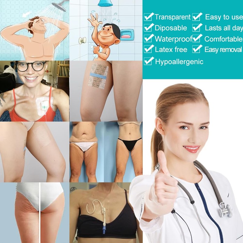 Thigh Lift Tape Transparent Lifting Adhesive Bandage Patch for Leg