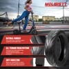 60/70-6.5 Tubeless Tires,10 x2.50-6.5 Scooter Tire with Straight Nozzle Replacement