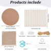 FREEBLOSS Woven Basket Kit Round Cardboard Woven Basket Kit DIY