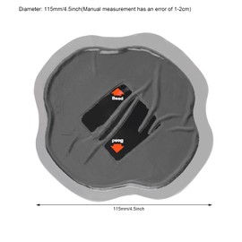 Qiilu 10Pcs 115mm Tire Patches Car Natural Rubber Tire Tyre Puncture Repair Cold Patch Tubeless Patches YB-04