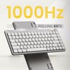 Flow Lite 100 Keys Low Profile Mechanical Keyboard, Swappable Rechargeable