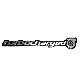 ERPART Turbo TURBOCHARGED Aluminum Emblem Badge Compatible with Chevy Cobalt SS Pontiac Solstice GXP Saturn Sky GXP