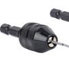 Yosoo 2 Piece Keyless Drill Chucks, 10PCS Bits, Hex Shank