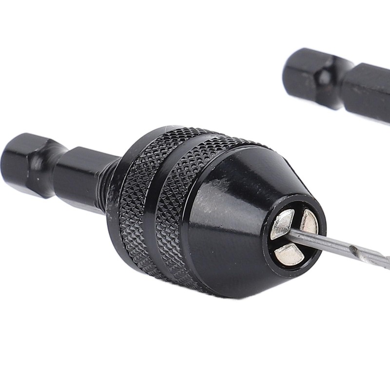 Yosoo 2 Piece Keyless Drill Chucks, 10PCS Bits, Hex Shank