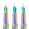 Set of 3 Hong Fountain Pen Rainbow Nibs (Fine, Extra