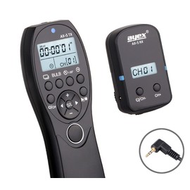 ayex Wireless Timer Remote Shutter Release AX-5 Compatible with Pentax 645D K30 K50 IST-DL IST-K100D Compatible with Olympus OM-D E-M1 Mark I Low/High Speed Continuous Shooting Bulb Timed Trigger E3