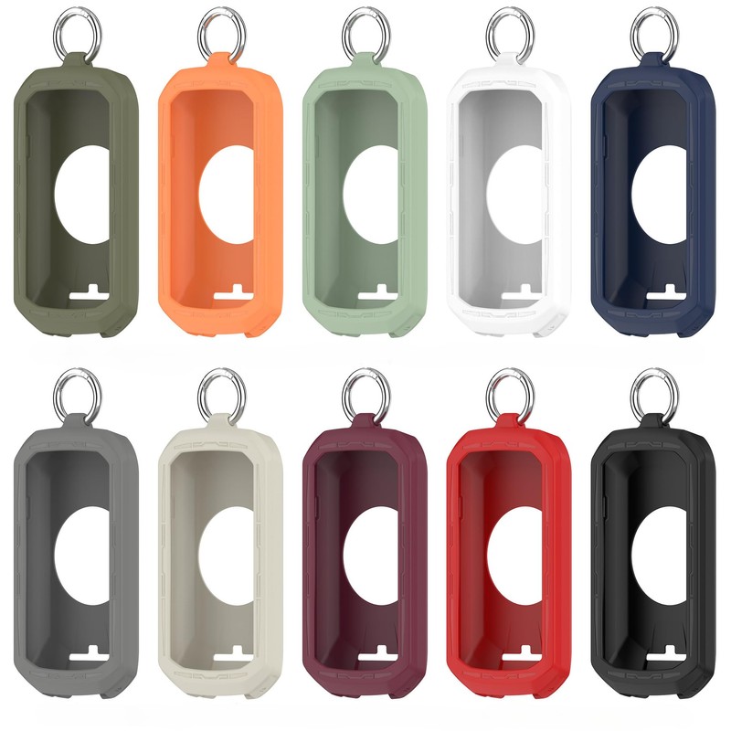 Cycling Watch Case for Garmin Edge1050 Case Silicone Case (Red)