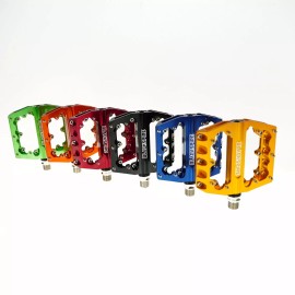 Blackspire SUB420 Bike MTB Pedals 9/16" Full CNC Alloy Pedal 6 Colors - Lime Green