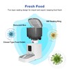 2.4G WiFi Automatic Cat Feeder, 4L Food Dispenser with 10s
