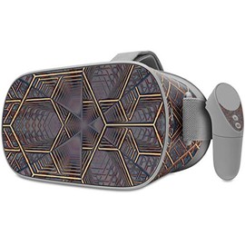 Decal Style Skin Wrap Compatible with Oculus Go Headset - Hexfold (Oculus NOT Included)