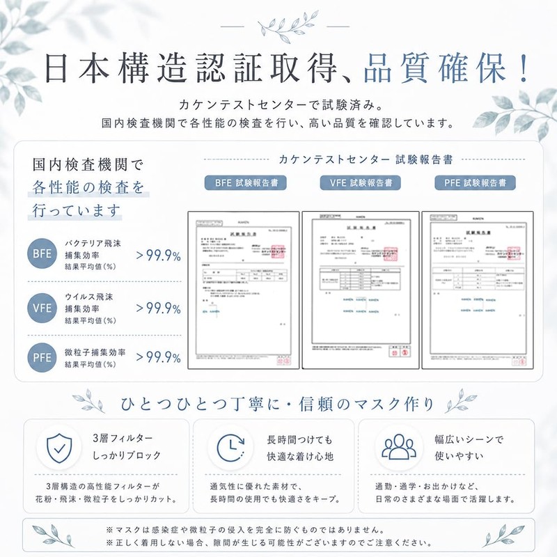[babaka] マスク 大きめ 特大 Ω式プリーツ【ひんやり・冷感マスク追加】サラッと快適 使い捨てマスク 個包装 顔にフィット 立体マスク 通気性