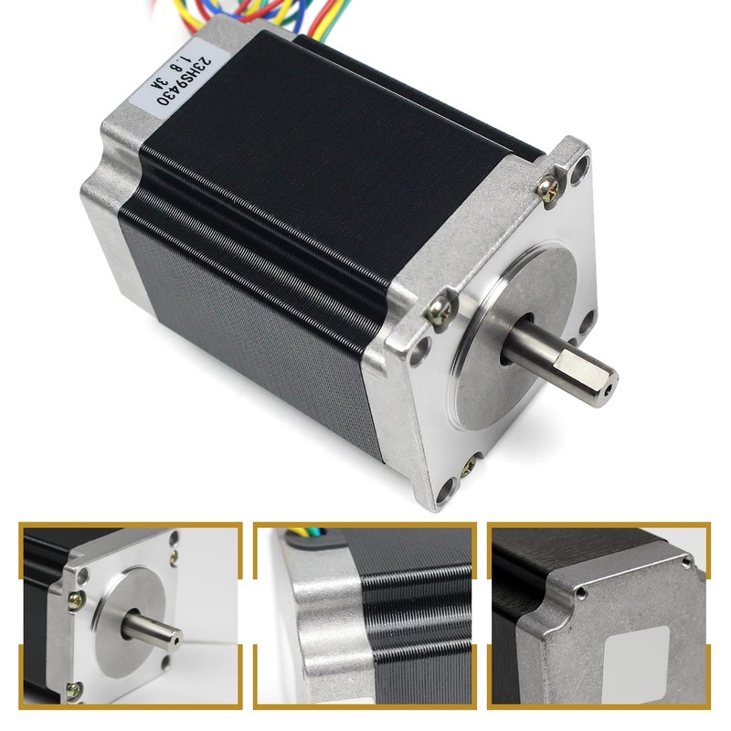 RATTMMOTOR Nema23 Stepper Motor 23HS9430, 308oz-in, 1.8 Drgree, 3A, 2-Phase