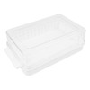 Sarini Butter Cu tting Storage Box,Sealed Rectangular Crisper with Uniform