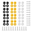 BEK-FIX 48 Piece Screws and Caps Number Plate Fixing Fitting