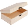 Wooden Box with Lid 25 x 15 x 8 cm,