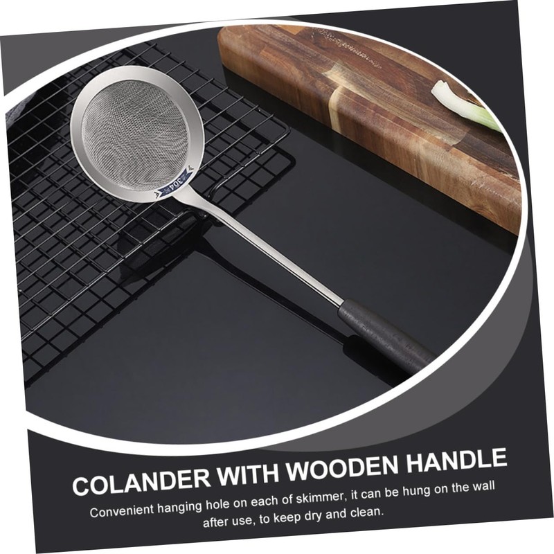 CIYODO Stainless Steel Strainer Spoon Kitchen Utensils Food Strainer Colander