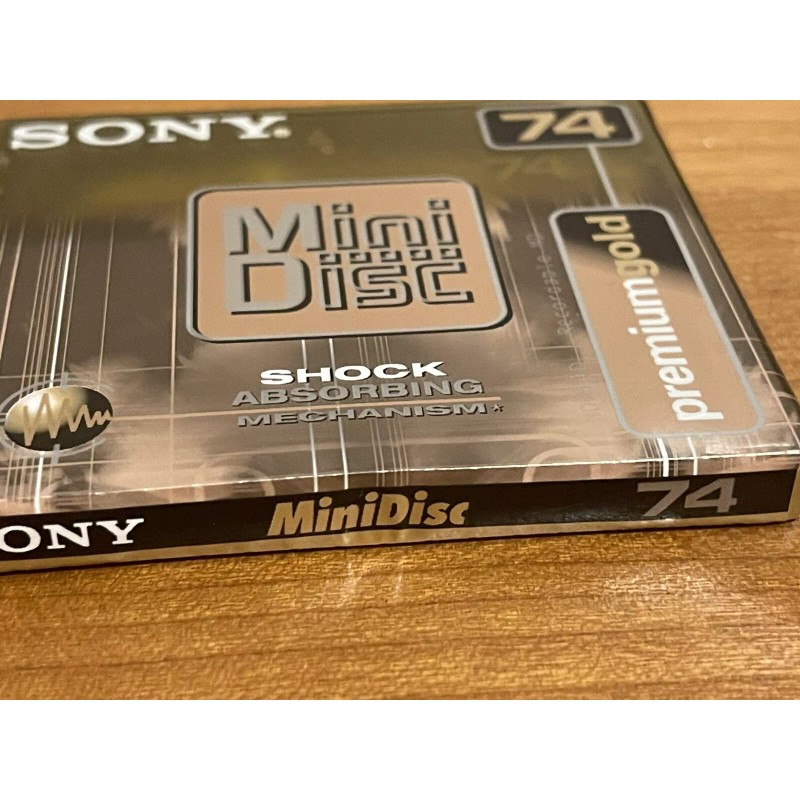 Sony New Sony Premium Gold MiniDiscs 74 minute Minidiscs Gold