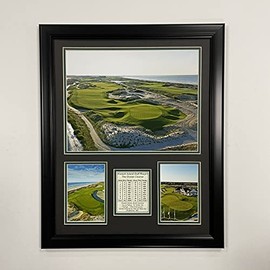 Legends Never Die, Inc. Ocean Course at Kiawah Island Golf Resort | 18"x22" Framed Photo Collage