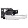 TRQ Front Left Interior Door Handle Silver Drivers Side Compatible