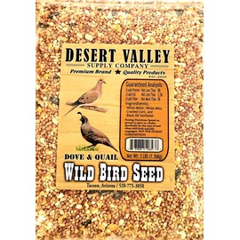 Desert Valley Dove and Quail Seed, All Natural Premium Wild Bird and Wildlife Food (3 Pounds)
