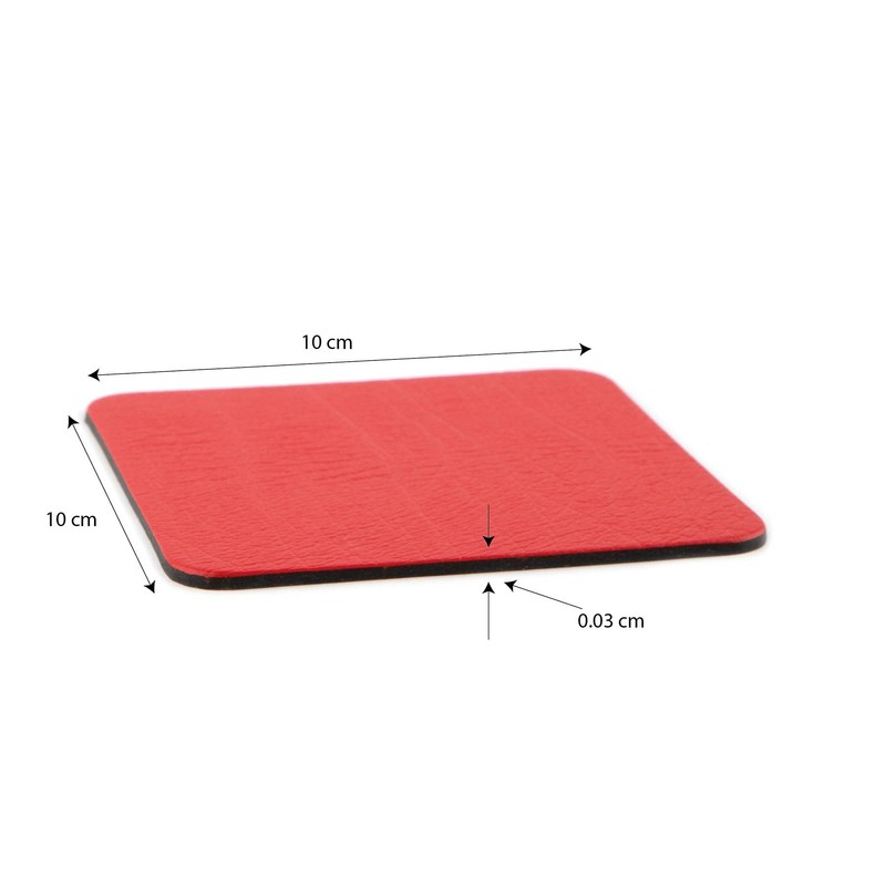 Coaster Set of 4 London Red Coasters (10cm x 10cm).