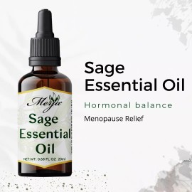 Merja Sage Essential Oil - 20ml - 100% Pure and Natural Oil